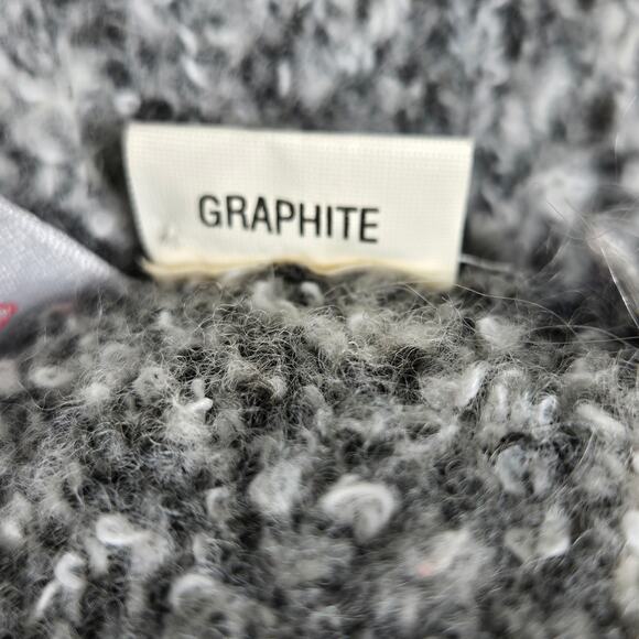 Vtg Portraits Northern Isles Sweater Vest Womens Large Wool Colorblock Graphite - Picture 9 of 9